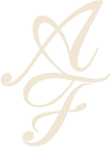 Monogramme AF beige de L'Arbre à Fées.
